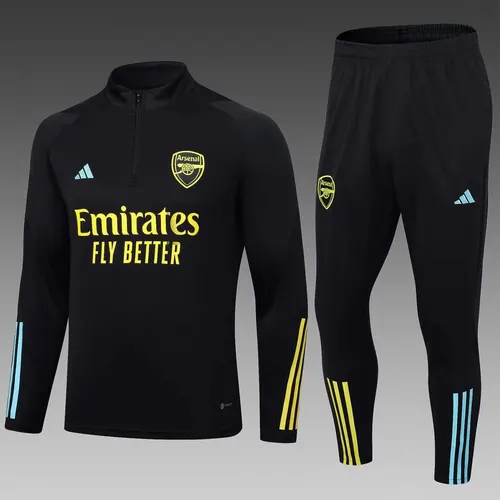 2023/2024 Arsenal Half-Pull Training Suit black Football Shirt  Set — view 1