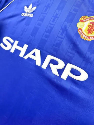 Camisa de Futebol Retrô Manchester United Terceiro Visitante 1988-1990  — view 8