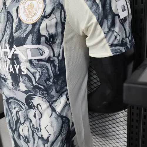2025/2026 Player Version Manchester City Gray Special Edition Football Jersey  — view 7