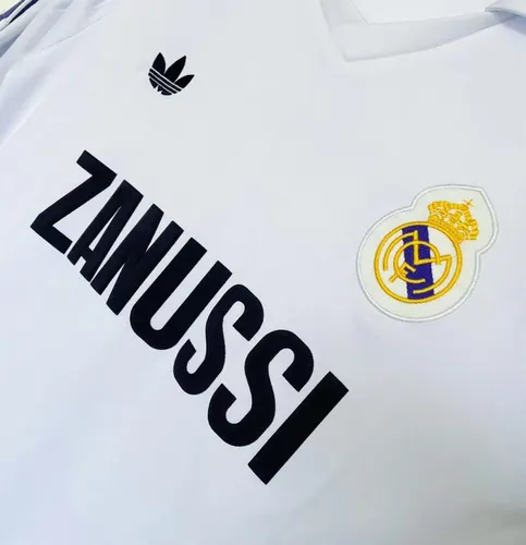 قميص كرة قدم ريال مدريد المنزلي 1984/1985 رجعي جودة تايلاندية — view 7