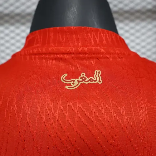 Camisa de Futebol Casa da Seleção Nacional de Marrocos Versão Jogador 2025 AAA qualidade fã — view 9
