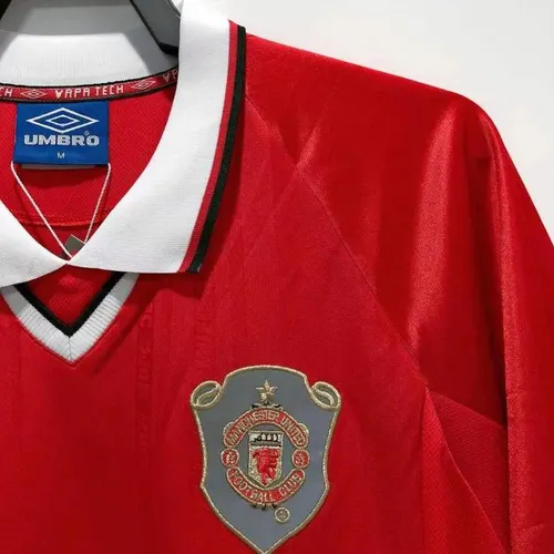1999/2000 Retro Manchester United Heim Fußballtrikot AAA fan-gradät — view 4