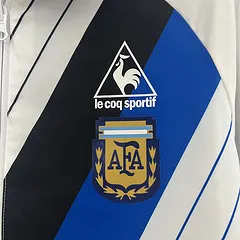 2024 Argentina Jaqueta Corta-Vento Reversível (branco-azul) Camisa de Futebol  — view 6