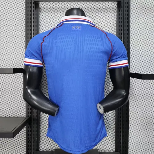1998 Player Version Retro France Home Football Shirt  — view 2