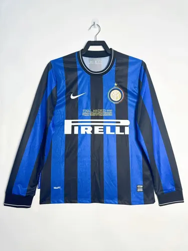 Maillot Domicile Rétro 2009/2010 Inter Milan Manches Longues 