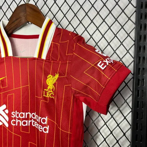2024/2025 Liverpool Heim Fußballtrikot  Kindergröße — view 4