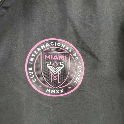 2023/2024 Inter Miami Reversible Windbreaker (schwarz-rosa) Fußballtrikot AAA fan-gradät — view 9