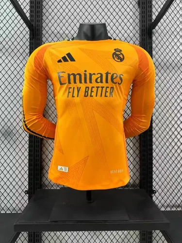 2024/2025 Version Joueur Real Madrid Extérieur Manches Longues Maillot  — view 1