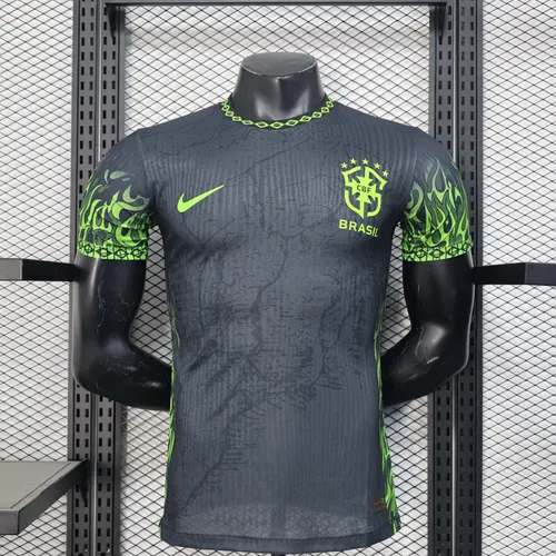 Version joueur Brésil édition spéciale noir maillot de football AAA qualité fan 2025