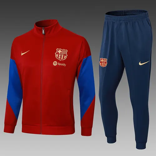 Chándal de Entrenamiento Barcelona Rojo 2024/2025 con Media Cremallera — view 1