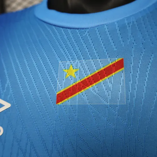 2026 Player Version Congo Home Blue Football Shirt  — view 5