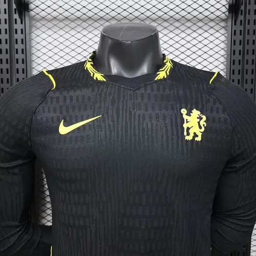 2026/2027 Spielerversion Chelsea Auswärts Langarm Fußballtrikot   — view 3