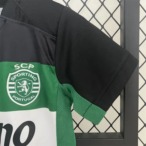 2024/2025 Sporting Lisbon Home Football Jersey Shirt  Kids Size — view 8