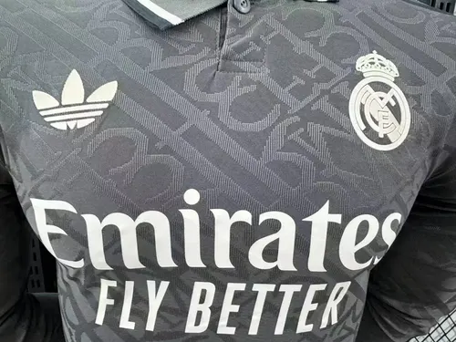 2024/2025 Versão Jogador Camisa Terceira Fora Manga Longa Real Madrid  — view 4