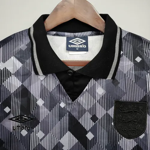 1990 Rétro Angleterre Extérieur Maillot de Foot  — view 3