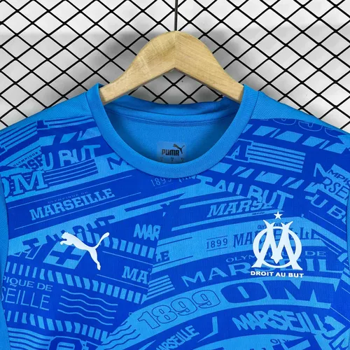 2025/2026 Olympique de Marseille Training Wear Soccer Football Jersey  — view 3