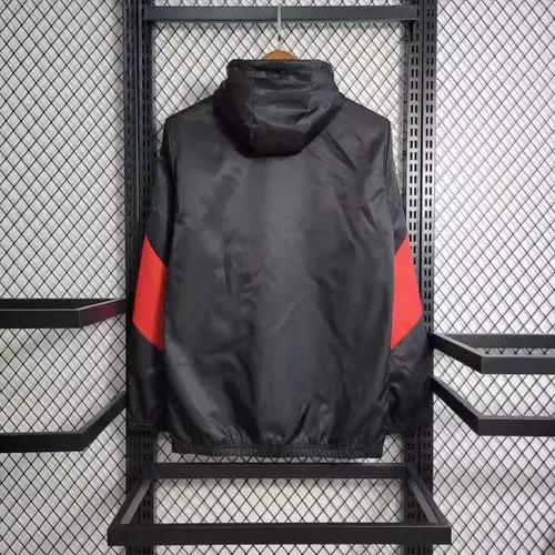 2023/2024 AC Milan Trikot Windbreaker Schwarz-Rot — view 2
