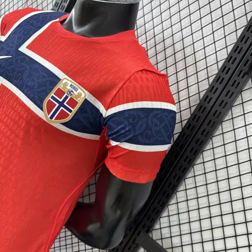 2026 Versión Jugador Camiseta Local de la Selección de Noruega   — view 9