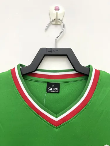 1970 Retro Mexiko Heim Fußballtrikot  — view 3