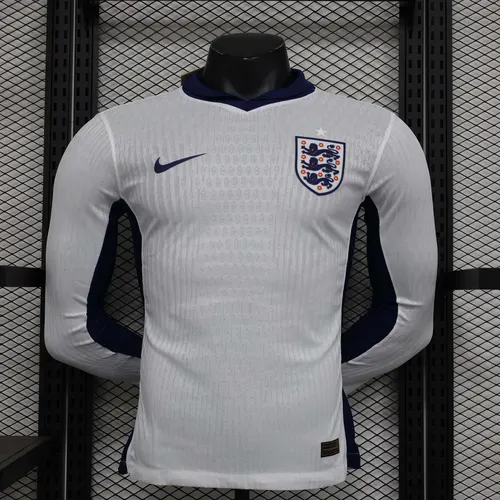 2024 Version Joueur Manches Longues Maillot Domicile Angleterre