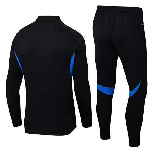 2025/2026 Manchester United Half-Pull Training Suit Black Football Shirt  Set — view 2