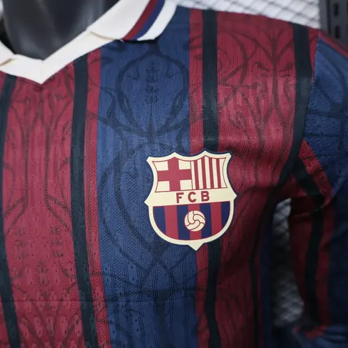 2025/2026 Long Sleeve Barcelona 125th Anniversary Version Football Jersey  — view 5