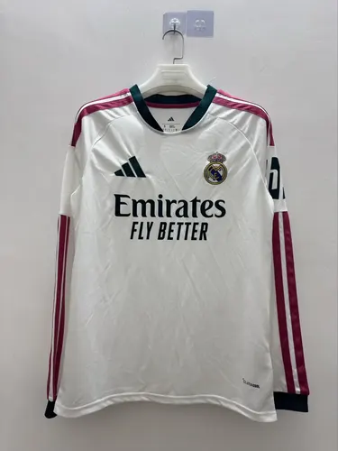 2026/2027 Real Madrid Home Long Sleeve Football Jersey   — view 1