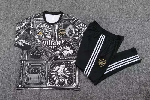 2023 Arsenal Trainingskleidung Schwarz Fußballtrikot AAA fan-gradät Anzug — view 7