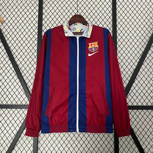 2025/2026 Barcelona Jaqueta Corta-Vento Reversível de Futebol  04 — view 8