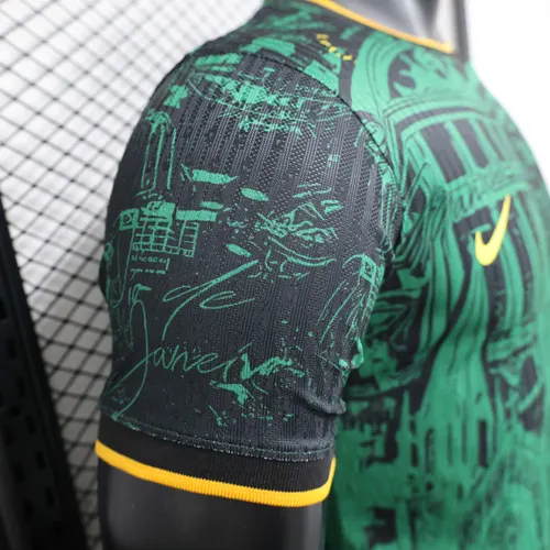 2024 Player Version Brazil Special Edition Green Football Shirt  — view 3