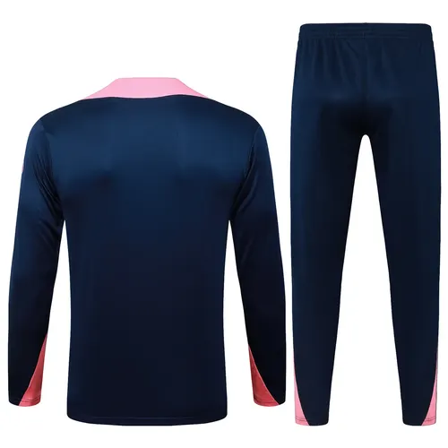 2025/2026 Barcelona Curve inkjet Half-Pull Training Suit Jersey  Set — view 2