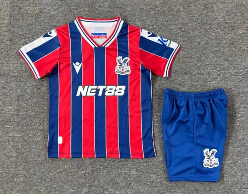 2025/2026 قميص كرة قدم كريستال بالاس الأساسي جودة تايلاندية مقاس أطفال — view 1