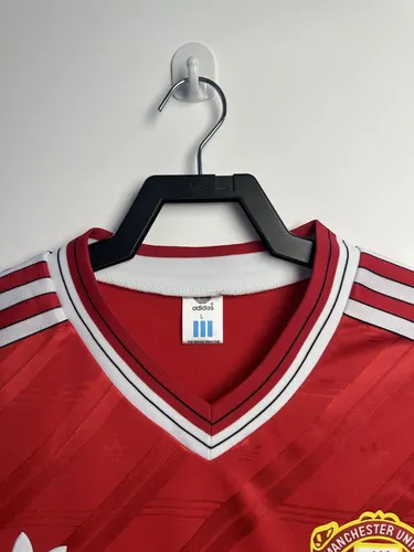 قميص كرة قدم مانشستر يونايتد المنزلي ريترو 1986/1988 جودة تايلاندية — view 3