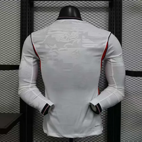 Camisa de Futebol Manga Longa Casa Inglaterra 2026 Versão Jogador AAA qualidade fã — view 2