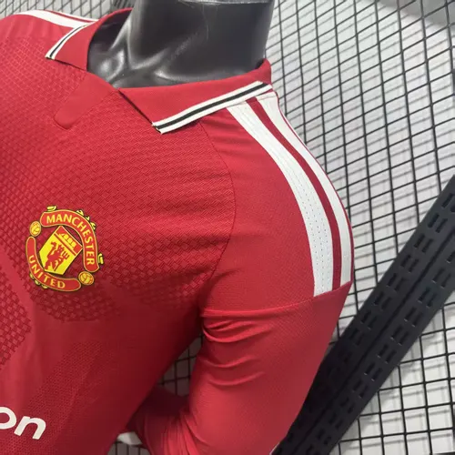 2026/2027 Manga Larga Versión Jugador Manchester United Local Camiseta de Fútbol   — view 9