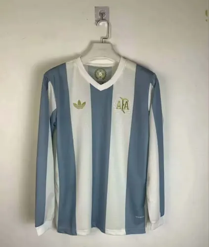 Camisa de Futebol Manga Longa 2024 Argentina Edição 50º Aniversário AAA qualidade fã — view 1