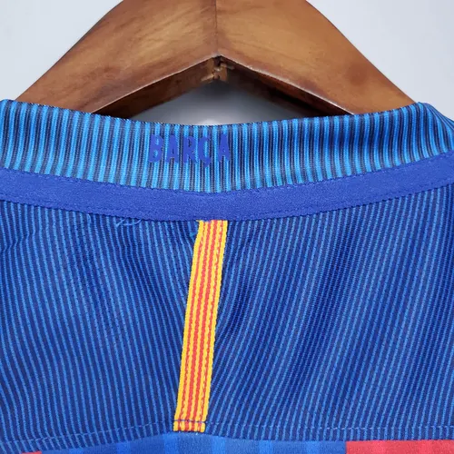 2016/2017 Camisa Retrô Barcelona Futebol Casa  — view 7