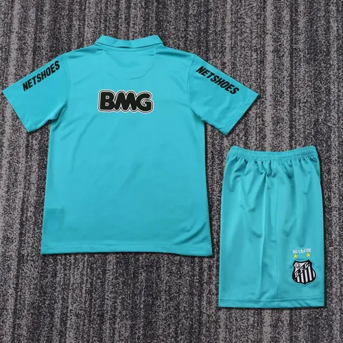 2012/2013 Retro Santos Drittes Auswärts Fußballtrikot Kindergröße AAA fan-gradät — view 2