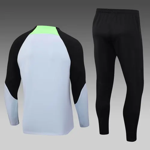 Conjunto de Treino Liverpool Meio Puxão Cinza 2023/2024  — view 2