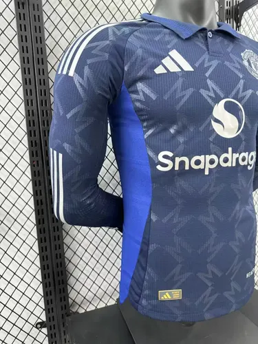 2024/2025 Player Version Manchester United Away Long Sleeve Football Shirt  — view 7