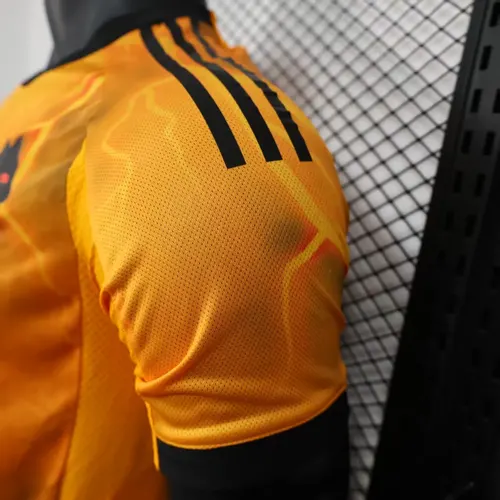 Camisa de Futebol Roma Visitante Versão Jogador 2025/2026  — view 7