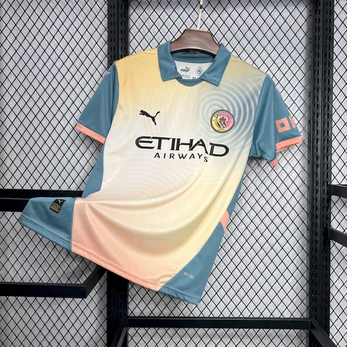 2024/2025 Manchester City Viertes Auswärts Fußballtrikot AAA fan-gradät — view 3