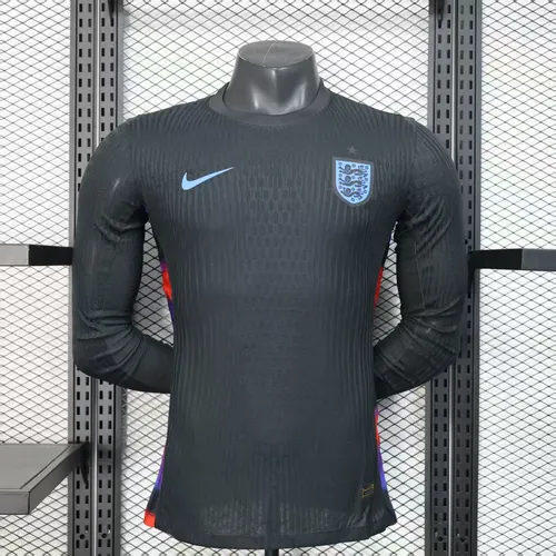 2025/2026 Manches Longues Version Joueur Angleterre Extérieur Maillot Football 