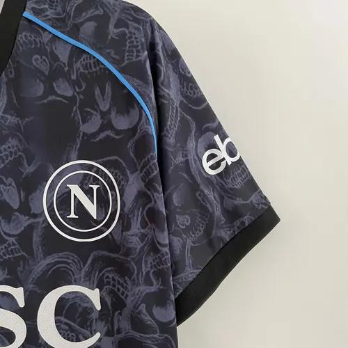 2023/2024 Napoli Halloween Special Edition Black Soccer Jersey  — view 8