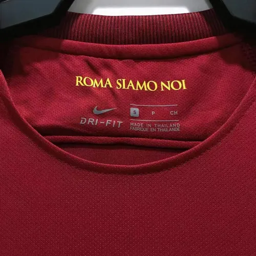Camisa de Futebol Retro Roma Casa 2017/2018  — view 3