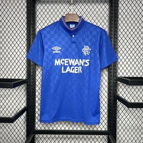 1987/1990 Retro Rangers Heim-Fußballtrikot  — view 1