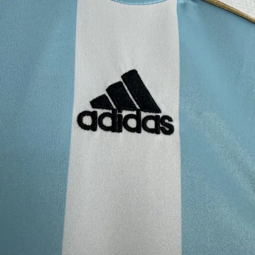 2006 Retro Argentina National Team Home Jersey   — view 4