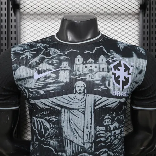Maillot de football édition spéciale équipe nationale du Brésil version joueur 2026 AAA qualité fan — view 3