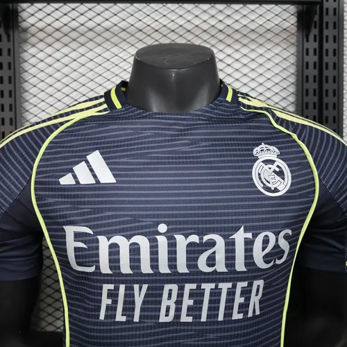 2025/2026 Player Version Real Madrid Second Away Football Jersey  — view 3