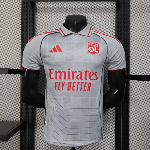 2025/2026 Player Version Lyon Third Away Football Shirt  — view 1